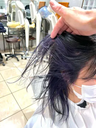 セミロング 坂本 優輝のヘアスタイル