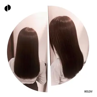 セミロング ロング カラー ✨縮毛矯正✨髪質改善 ナカシマ ユミのヘアスタイル