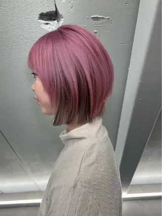 ショート カラー 🎀ハイトーン/レイ ヤー/Reina🎀のヘアスタイル
