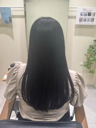 ロング カラー ゆ う あのヘアスタイル