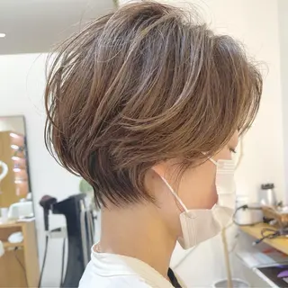 ショート パーマ 宮本 聖希のヘアスタイル