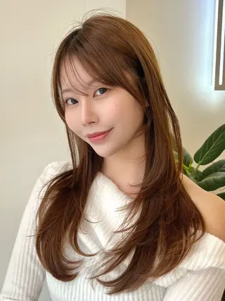 ロング ✨上品可愛い 垢抜けカラー/後藤✨のヘアスタイル
