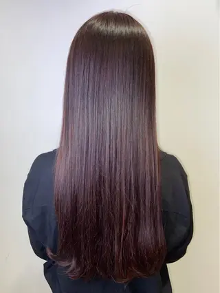 ロング カラー 🐺ウルフ/レイヤー 似合わせ‎🤍沙羅のヘアスタイル