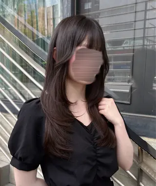 ロング カラー Pocket仙台 💚モエリのヘアスタイル