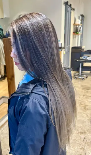 ロング カラー 園田 将士のヘアスタイル