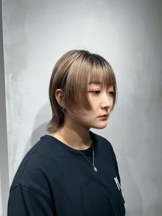 ショート 🐺立川のウルフ屋 さん🐺おかみ🐺のヘアスタイル