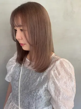 セミロング ミヨシマユ✨ チーフ就任記念🌈のヘアスタイル