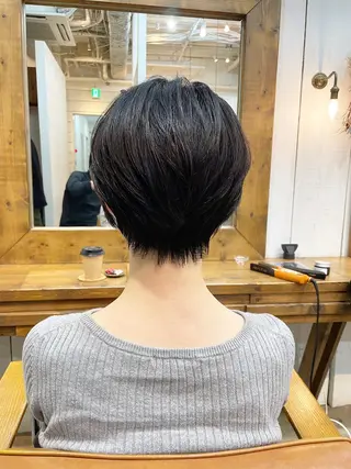 ショート newline銀座所属・👑銀座ショート/ 絶壁補正/金子涼👑のヘアスタイル