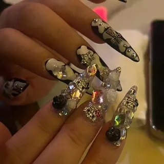 ロング 小川 柚香のネイルデザイン