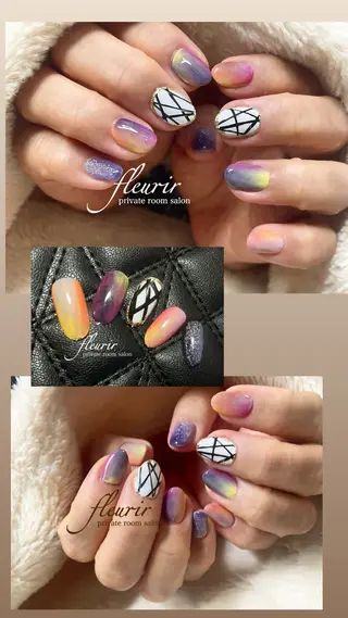 ネイル フルリール 【プライベートサロンのネイルデザイン