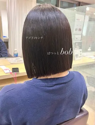 ショート 加納千華 /ボブ/ぱつっとボブのヘアスタイル