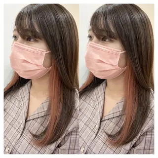 ロング カラー 村山 茉衣のヘアスタイル