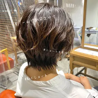ショート ✨圧倒的満足度◎ 小顔美人ショート✨佃のヘアスタイル