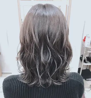 セミロング カラー 産休中です。 🌹sayu🌹のヘアスタイル