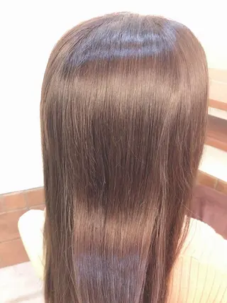 ロング カラー 髪質改善✨️透明感カ ラー✧*。山下さいみのヘアスタイル