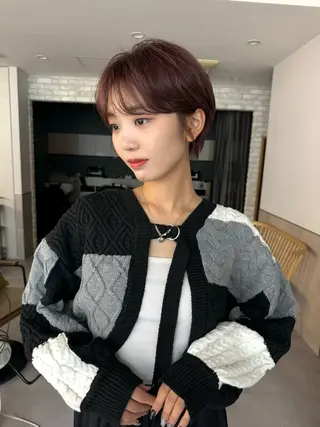 ショート ショートヘア🤍 銀座美容師🌷みづほのヘアスタイル