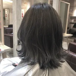 ミディアム カラー 髪質改善・艶髪特化 木村侑平のヘアスタイル