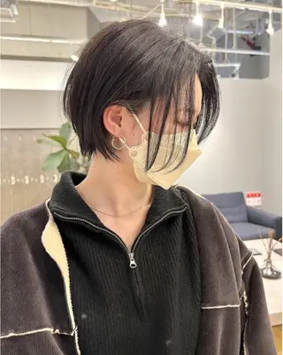 ショート 似合わせショート 森岡俊亮のヘアスタイル