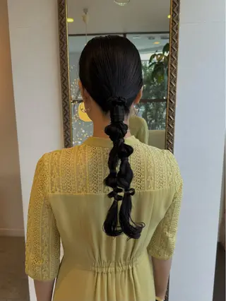 ロング ヘアアレンジ letterby novel  はるみのヘアスタイル