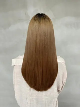 ロング [透明感カラ ー🥣💕]高木愛理のヘアスタイル