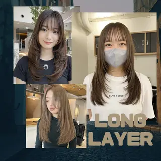 ロング GR 髪質改善トリートメント×ヘッドスパ【ジーアール】所属・🌺中村🌺毎日楽し くなる髪をご提案✨のヘアスタイル