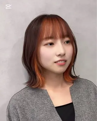 カラー 銀座/インナーカラー /髪質改善/せいぎのヘアスタイル