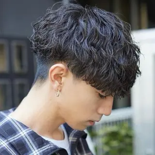 パーマ メンズ le paradis まおのヘアスタイル