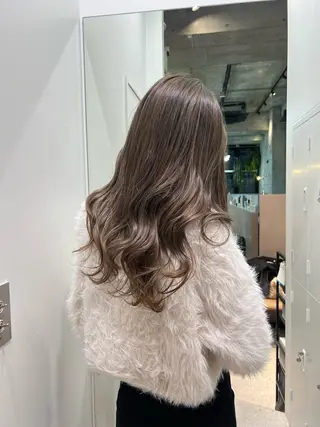 ロング カコ/レイヤーカット ヘアアレンジのヘアスタイル