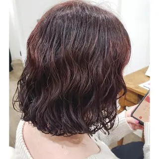 パーマ カラー ショート 髪質改善サロン🍃 AIRI のヘアスタイル
