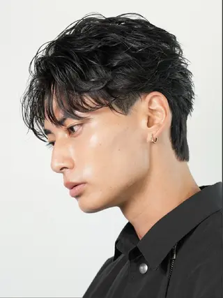 パーマ メンズ 夏果⭐︎fifth 天神 海外風パーマのヘアスタイル