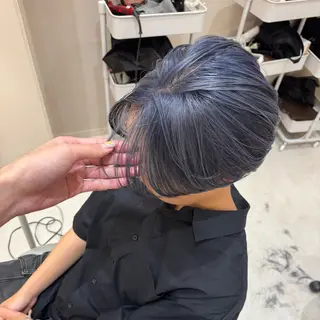 ショート ハイトーン×レイヤー /RINのヘアスタイル