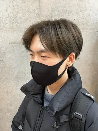 カラー メンズ SHOTA ハイライト/パーマのヘアスタイル