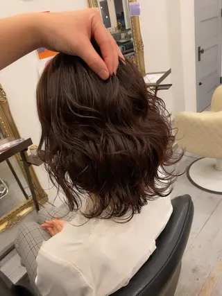 ミディアム カラー 💎JADE GRACE💎のヘアスタイル