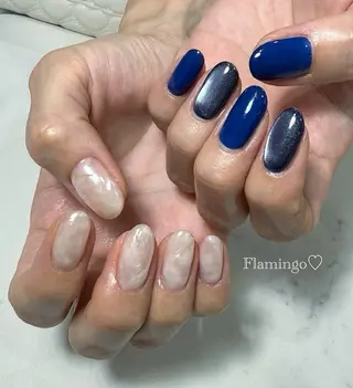 ネイル 40代からの爪を守る ×ケア重視サロン♡のネイルデザイン