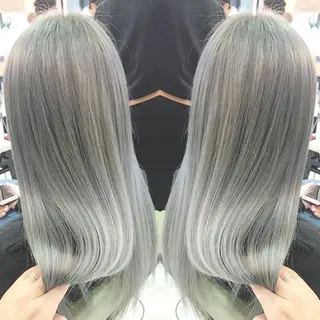 セミロング ロング カラー 青木 茂樹⭐️ 透明感カラーのヘアスタイル