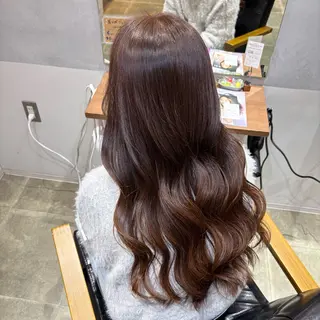 ロング カラー 田村 愛彩のヘアスタイル