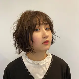ショート カラー ワタナベ テルマサのヘアスタイル