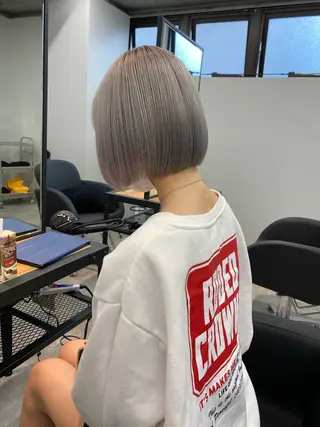 ショート 【艶カラー⠀】坂東 要のヘアスタイル