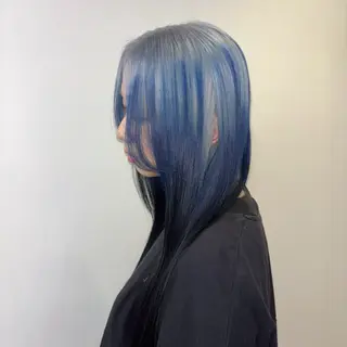 ロング カラー Ren. 🦋デザインカラーのヘアスタイル