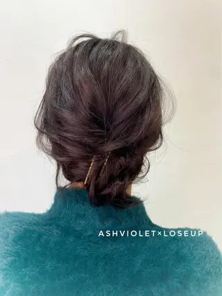 ミディアム ヘアアレンジ LITTLE _KATOのヘアスタイル