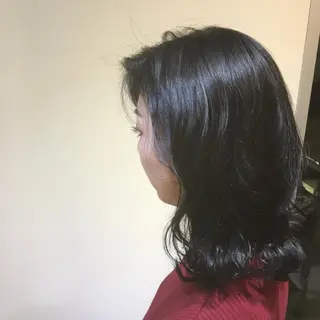 セミロング しのはら まどかのヘアスタイル