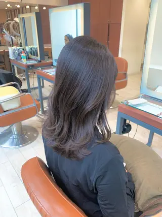 ミディアム SALOWIN 銀座一丁目店所属・髪質改善/縮毛矯正 🎀小林 唯 🎀のヘアスタイル