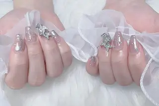 ネイル na🎀🎀na ちゅるちゅるのネイルデザイン