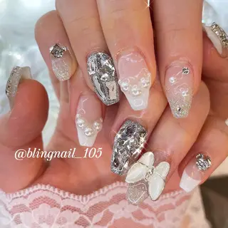 ネイル 23時まで❤︎韓国、 ワンホンネイルのネイルデザイン