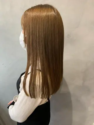 ロング 奥田 蓮のヘアスタイル