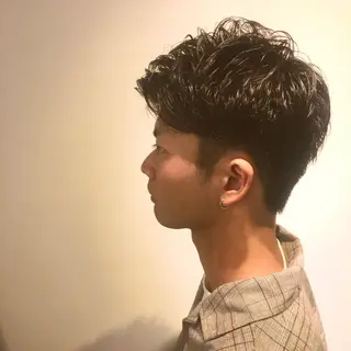 ショート カラー メンズ しのはら まどかのヘアスタイル