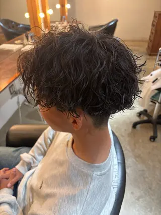 パーマ メンズ 🌀メンズパーマ🌀 平川海夢のヘアスタイル