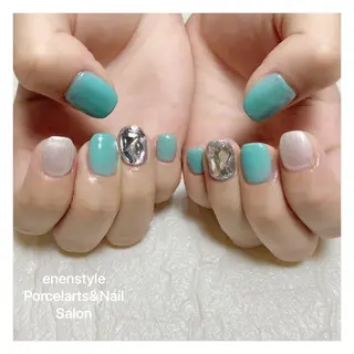 ミディアム ネイル 👑enen style👑のネイルデザイン