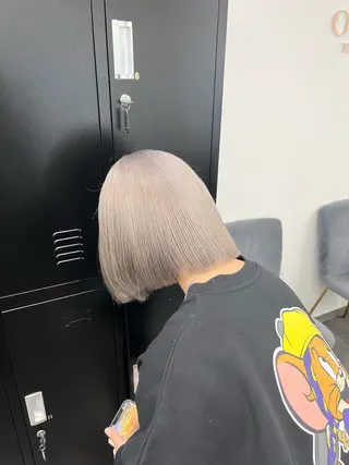 ミディアム カラー 韓国ヘア🖤/透明感 shihoのヘアスタイル