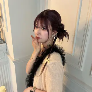 ヘアアレンジ ParveMix🎀 稲垣詞葉のヘアスタイル